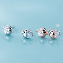 Load image into Gallery viewer, Zikonia Fisch Ohrstecker aus Silber