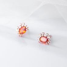 Load image into Gallery viewer, Krabben Ohrstecker aus Silber