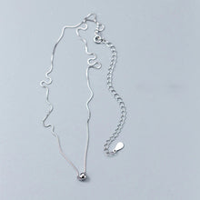 Load image into Gallery viewer, Kugel Halskette aus Silber