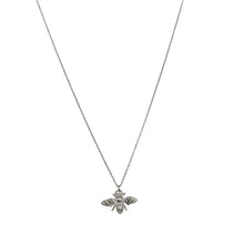 Load image into Gallery viewer, Silver Bee Necklace