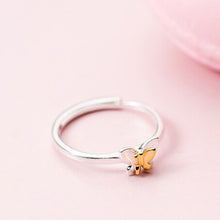 Load image into Gallery viewer, Doppel Schmetterling Ring aus Silber