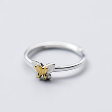 Load image into Gallery viewer, Doppel Schmetterling Ring aus Silber