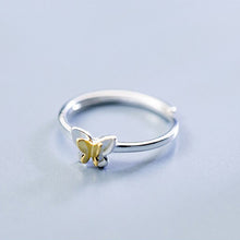 Load image into Gallery viewer, Doppel Schmetterling Ring aus Silber