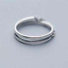 Load image into Gallery viewer, Ketten Ring aus Silber