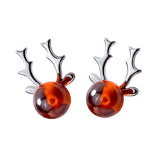 Load image into Gallery viewer, Rentier Ohrstecker aus Silber