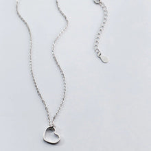 Load image into Gallery viewer, Herz Halskette aus Silber