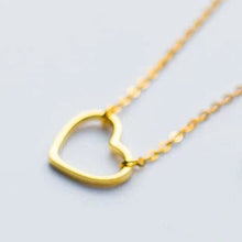 Load image into Gallery viewer, Herz Halskette aus Silber