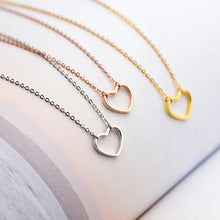 Load image into Gallery viewer, Herz Halskette aus Silber