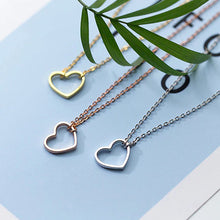 Load image into Gallery viewer, Herz Halskette aus Silber