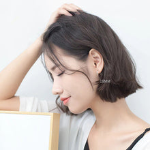 Load image into Gallery viewer, Silver Hoop Earrings