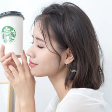 Load image into Gallery viewer, Silver Hoop Earrings