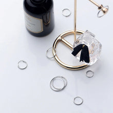 Load image into Gallery viewer, Silver Hoop Earrings