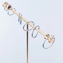 Load image into Gallery viewer, Silver Hoop Earrings