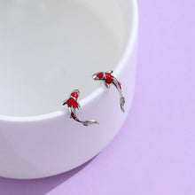 Load image into Gallery viewer, Koifisch Ohrstecker aus Silber