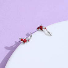 Load image into Gallery viewer, Koifisch Ohrstecker aus Silber