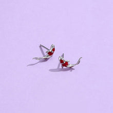 Load image into Gallery viewer, Koifisch Ohrstecker aus Silber