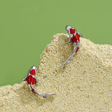 Load image into Gallery viewer, Koifisch Ohrstecker aus Silber