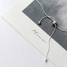 Load image into Gallery viewer, Silver Ribbon Bracelet