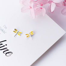Load image into Gallery viewer, Libellen Ohrstecker aus Silber
