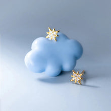 Load image into Gallery viewer, Stern Ohrstecker aus Silber