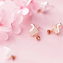 Load image into Gallery viewer, Eichhörnchen Ohrstecker aus Silber