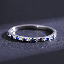 Load image into Gallery viewer, Alternierender Zikonia Ring aus Silber