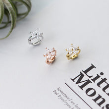 Load image into Gallery viewer, Stern Ohrringe aus Silber