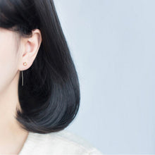 Load image into Gallery viewer, Kristall Ohrringe aus Silber