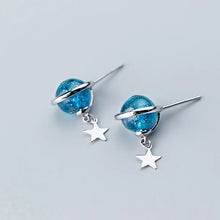 Load image into Gallery viewer, Planeten Ohrstecker aus Silber