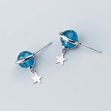 Load image into Gallery viewer, Planeten Ohrstecker aus Silber