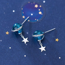 Load image into Gallery viewer, Planeten Ohrstecker aus Silber