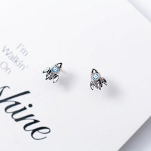 Load image into Gallery viewer, Raketen Ohrstecker aus Silber