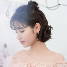 Load image into Gallery viewer, Zirkonia Blumen Ohrstecker aus Silber