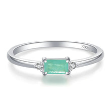 Load image into Gallery viewer, Türkis Ring aus Silber