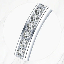 Load image into Gallery viewer, Zirkonia Band Ring aus Silber