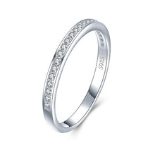 Load image into Gallery viewer, Zirkonia Band Ring aus Silber