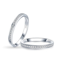 Load image into Gallery viewer, Zirkonia Band Ring aus Silber
