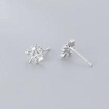Load image into Gallery viewer, Baum Ohrstecker aus Silber