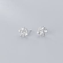 Load image into Gallery viewer, Baum Ohrstecker aus Silber