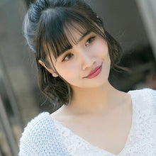 Load image into Gallery viewer, Pink Weisse Blumen Ohrstecker aus Silber