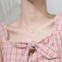 Load image into Gallery viewer, Kristall Kreis Ring aus Silber