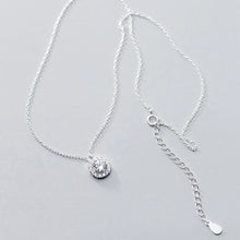 Load image into Gallery viewer, Kristall Kreis Ring aus Silber