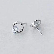 Load image into Gallery viewer, Zirkonia Ringe Ohrstecker