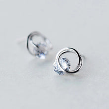 Load image into Gallery viewer, Zirkonia Ringe Ohrstecker
