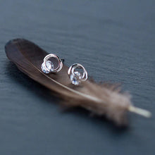 Load image into Gallery viewer, Zirkonia Ringe Ohrstecker