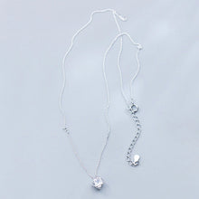 Load image into Gallery viewer, Eingeschlossene Kristall Halskette aus Silber