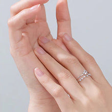 Load image into Gallery viewer, Sternen Ring aus Silber