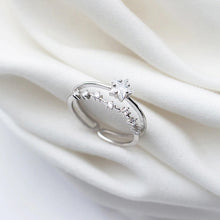 Load image into Gallery viewer, Sternen Ring aus Silber