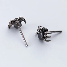 Load image into Gallery viewer, Spinnen Ohrstecker aus Silber