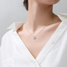 Load image into Gallery viewer, Ahorn Blatt Halskette aus Silber